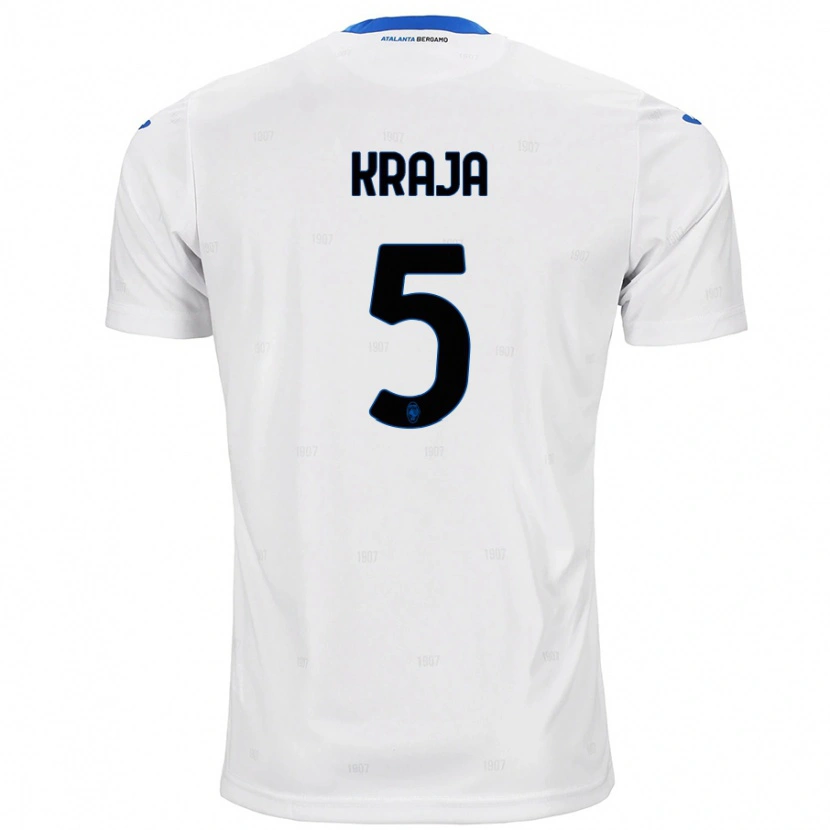 Danxen Kvinnor Erdis Kraja #5 Vit Bortatröja Matchtröjor 2024/25 Tröjor T-Tröja