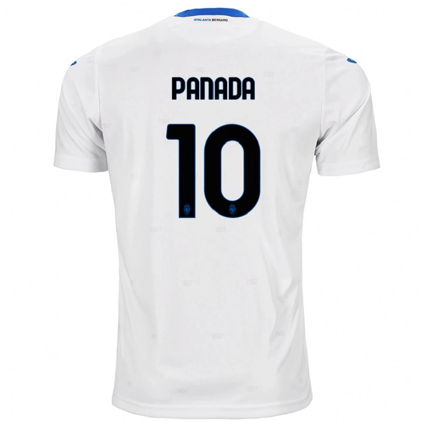 Danxen Kvinnor Simone Panada #10 Vit Bortatröja Matchtröjor 2024/25 Tröjor T-Tröja