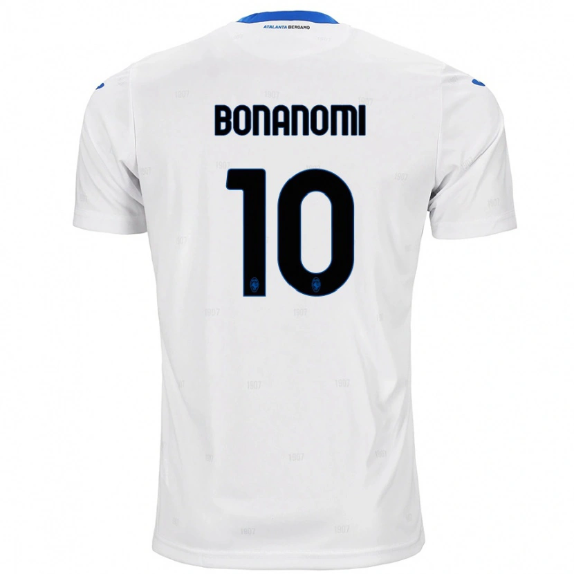 Danxen Kvinnor Andrea Bonanomi #10 Vit Bortatröja Matchtröjor 2024/25 Tröjor T-Tröja
