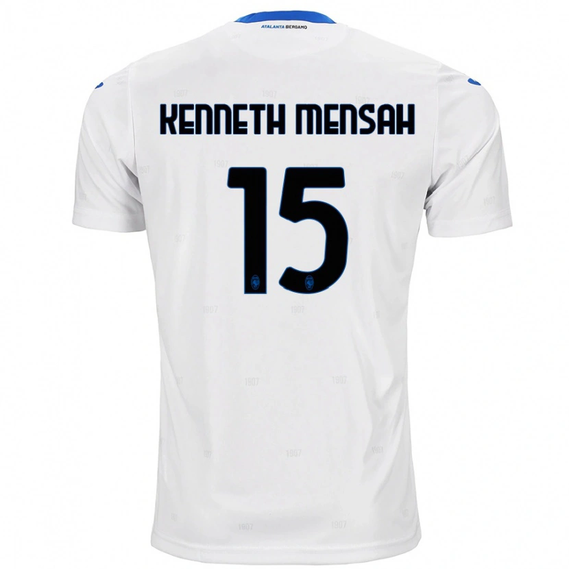 Danxen Kvinnor Anthony Kenneth Mensah #15 Vit Bortatröja Matchtröjor 2024/25 Tröjor T-Tröja