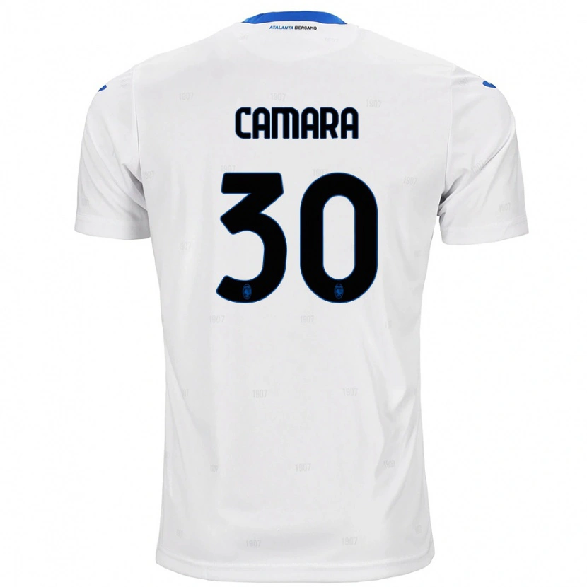 Danxen Kvinnor Henry Camara #30 Vit Bortatröja Matchtröjor 2024/25 Tröjor T-Tröja