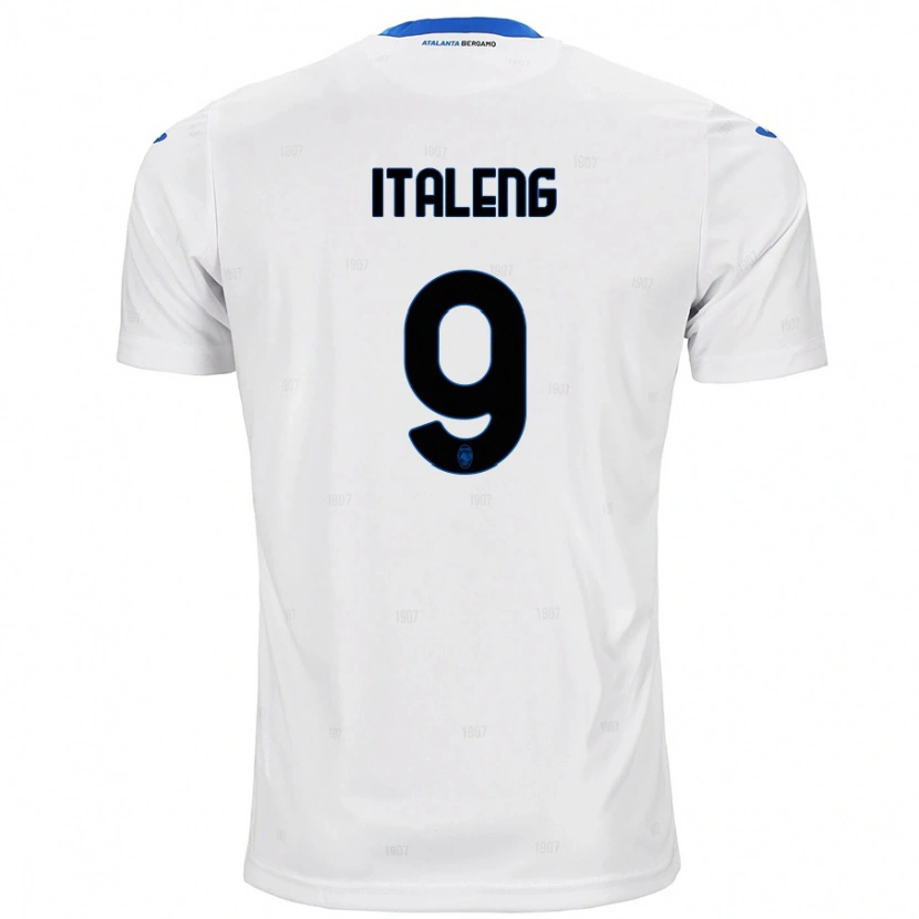 Danxen Kvinnor Jonathan Italeng #9 Vit Bortatröja Matchtröjor 2024/25 Tröjor T-Tröja