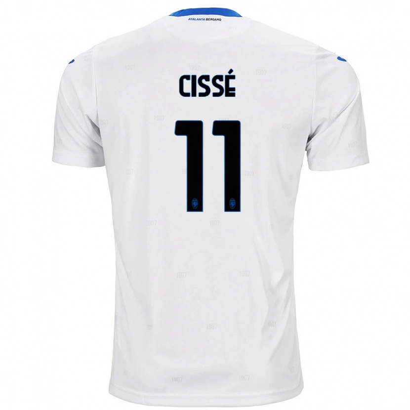Danxen Kvinnor Moustapha Cissé #11 Vit Bortatröja Matchtröjor 2024/25 Tröjor T-Tröja