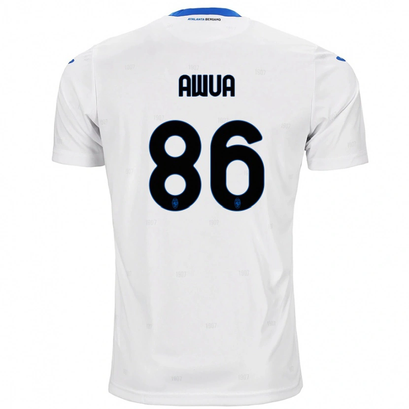 Danxen Kvinnor Theophilus Awua #86 Vit Bortatröja Matchtröjor 2024/25 Tröjor T-Tröja