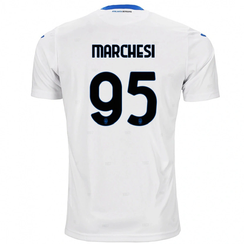 Danxen Kvinnor Silvia Marchesi #95 Vit Bortatröja Matchtröjor 2024/25 Tröjor T-Tröja