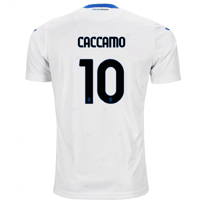 Danxen Kvinnor Patrizia Caccamo #10 Vit Bortatröja Matchtröjor 2024/25 Tröjor T-Tröja