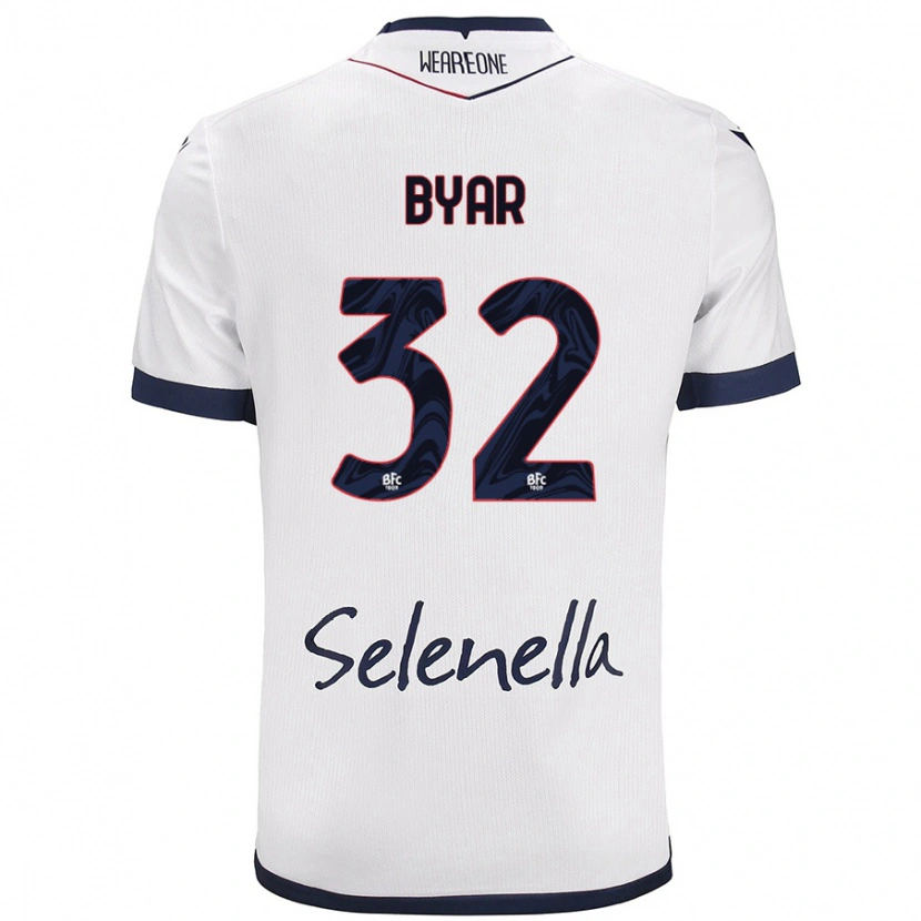 Danxen Kvinnor Naïm Byar #32 Vit Kungsblå Bortatröja Matchtröjor 2024/25 Tröjor T-Tröja