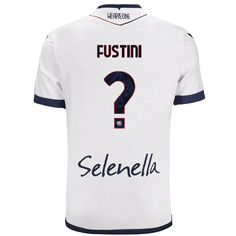 Danxen Kvinnor Kevin Fustini #0 Vit Kungsblå Bortatröja Matchtröjor 2024/25 Tröjor T-Tröja