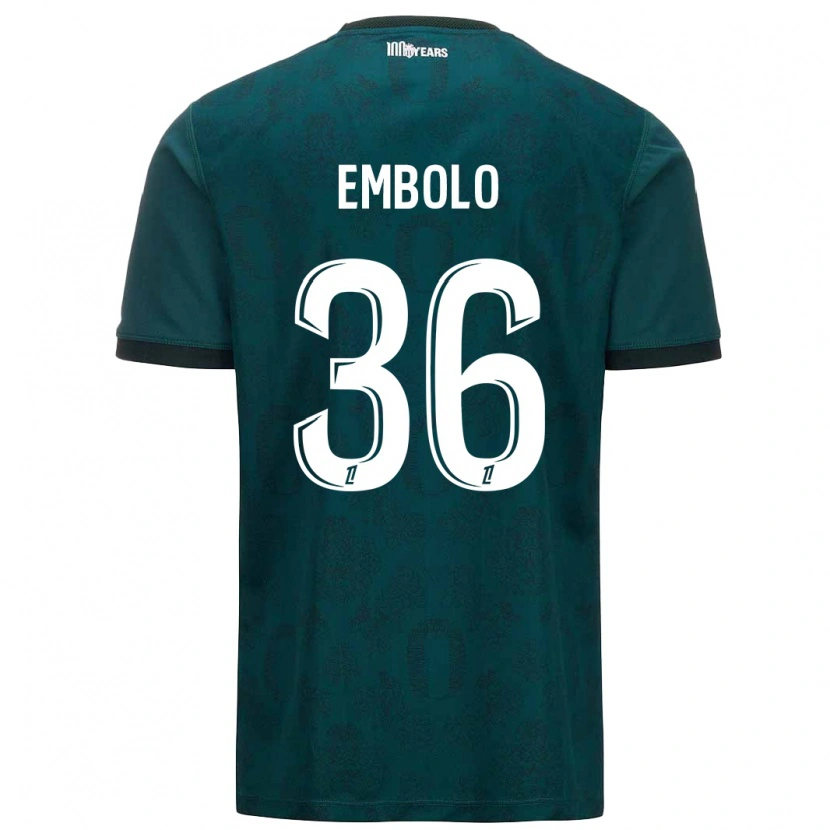 Danxen Kvinnor Breel Embolo #36 Mörkgrön Bortatröja Matchtröjor 2024/25 Tröjor T-Tröja