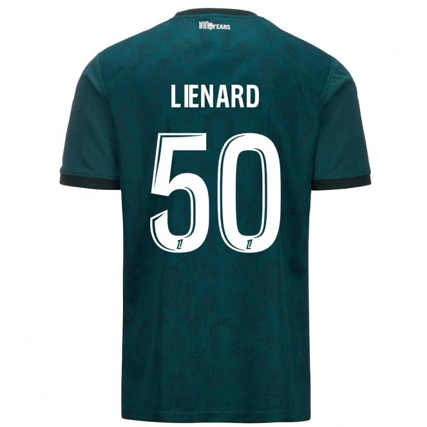 Danxen Kvinnor Yann Lienard #50 Mörkgrön Bortatröja Matchtröjor 2024/25 Tröjor T-Tröja