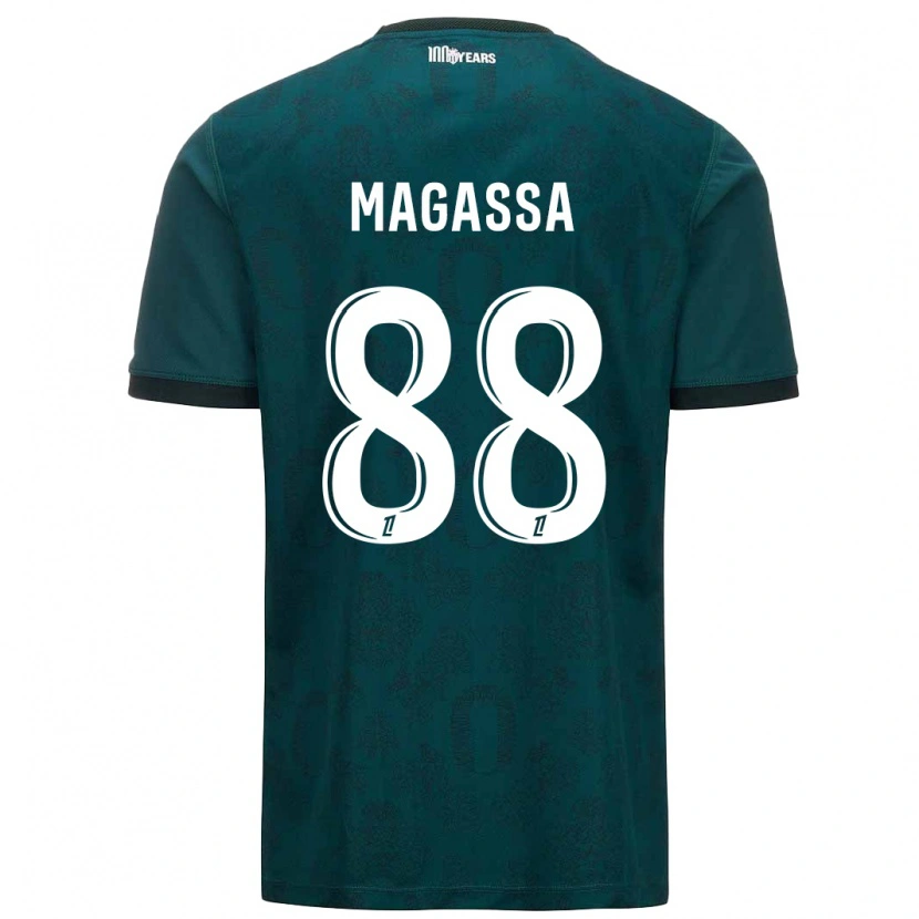 Danxen Kvinnor Soungoutou Magassa #88 Mörkgrön Bortatröja Matchtröjor 2024/25 Tröjor T-Tröja