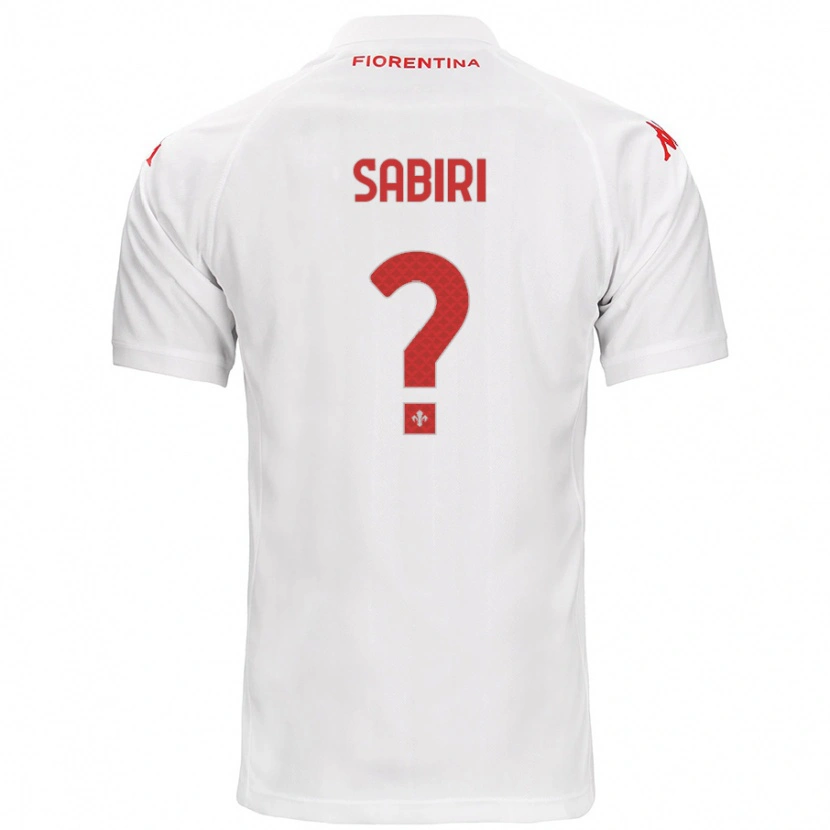 Danxen Kvinnor Abdelhamid Sabiri #0 Vit Bortatröja Matchtröjor 2024/25 Tröjor T-Tröja