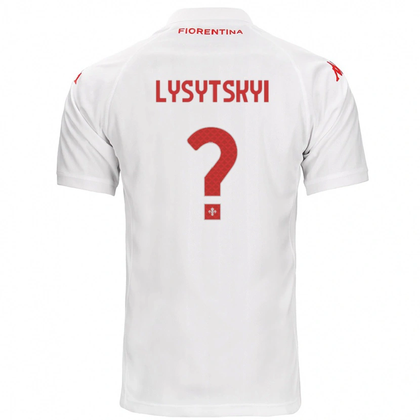 Danxen Kvinnor Andriy Lysytskyi #0 Vit Bortatröja Matchtröjor 2024/25 Tröjor T-Tröja