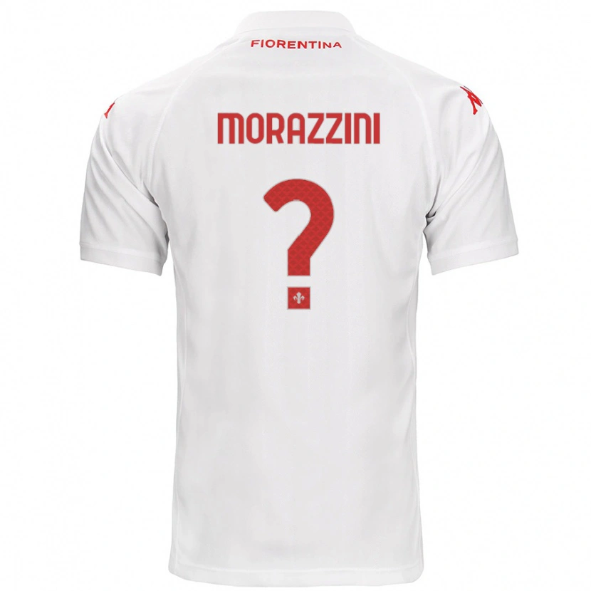 Danxen Kvinnor Luigi Morazzini #0 Vit Bortatröja Matchtröjor 2024/25 Tröjor T-Tröja