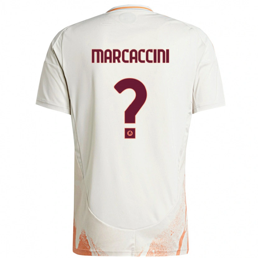 Danxen Kvinnor Alessio Marcaccini #0 Grädde Vit Orange Bortatröja Matchtröjor 2024/25 Tröjor T-Tröja