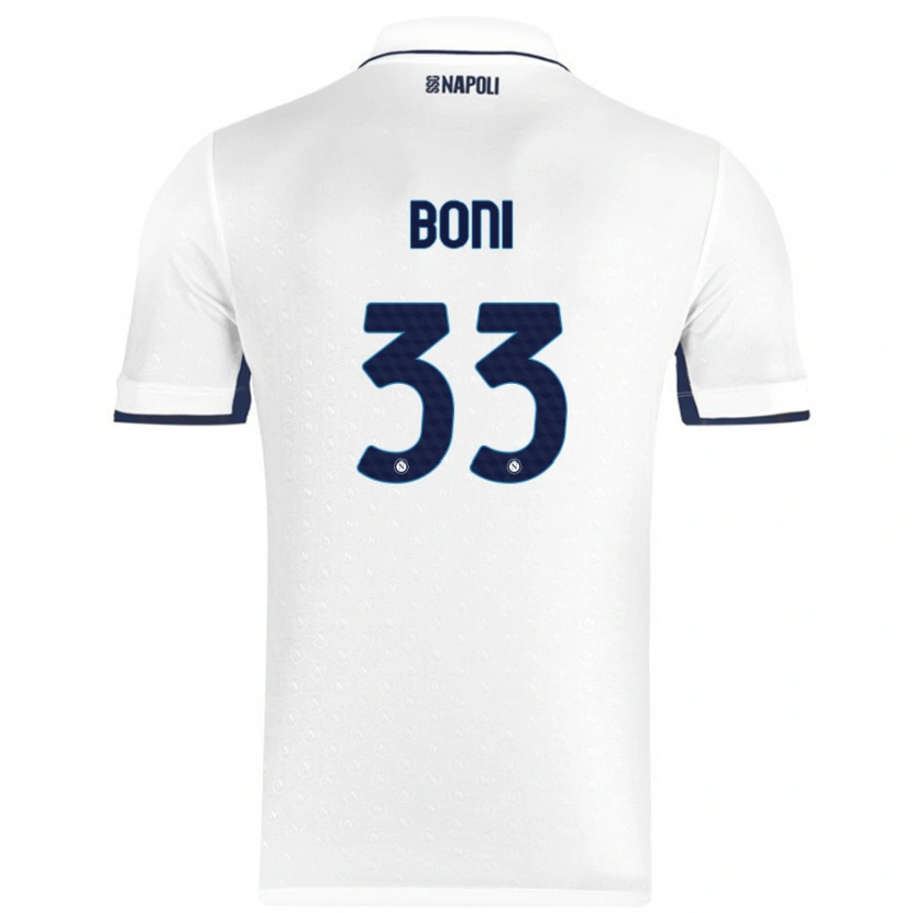 Danxen Kvinnor Landry Boni #33 Vit Kungsblå Bortatröja Matchtröjor 2024/25 Tröjor T-Tröja