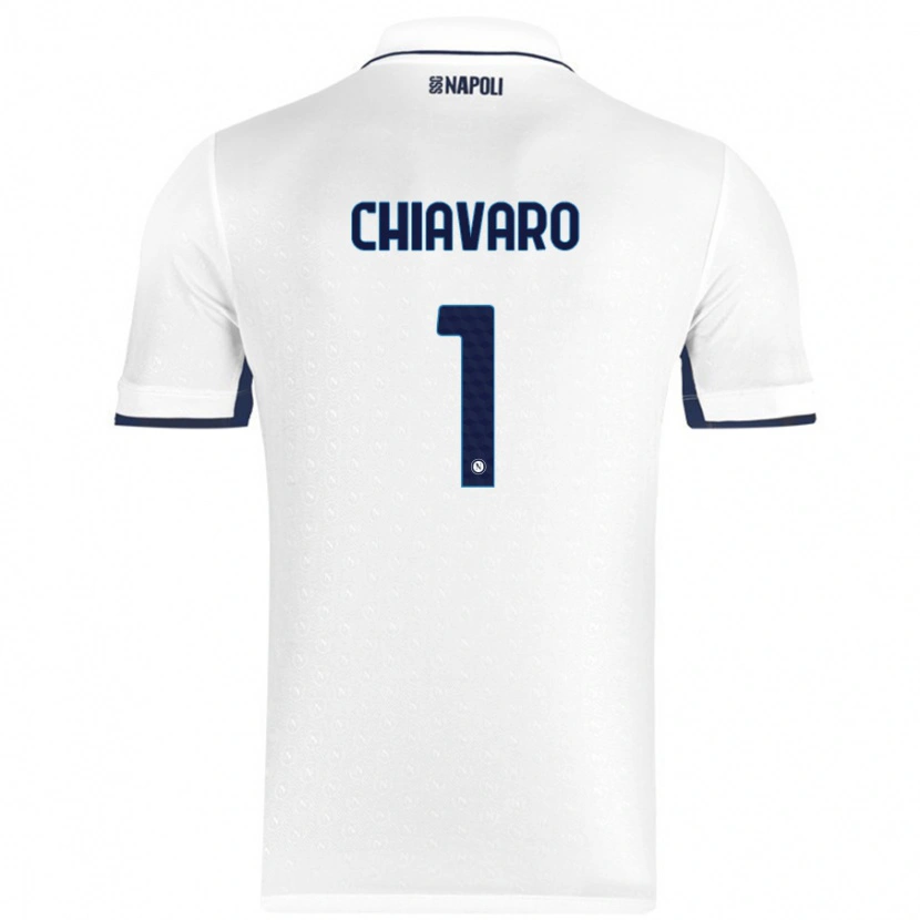 Danxen Kvinnor Kelly Chiavaro #1 Vit Kungsblå Bortatröja Matchtröjor 2024/25 Tröjor T-Tröja