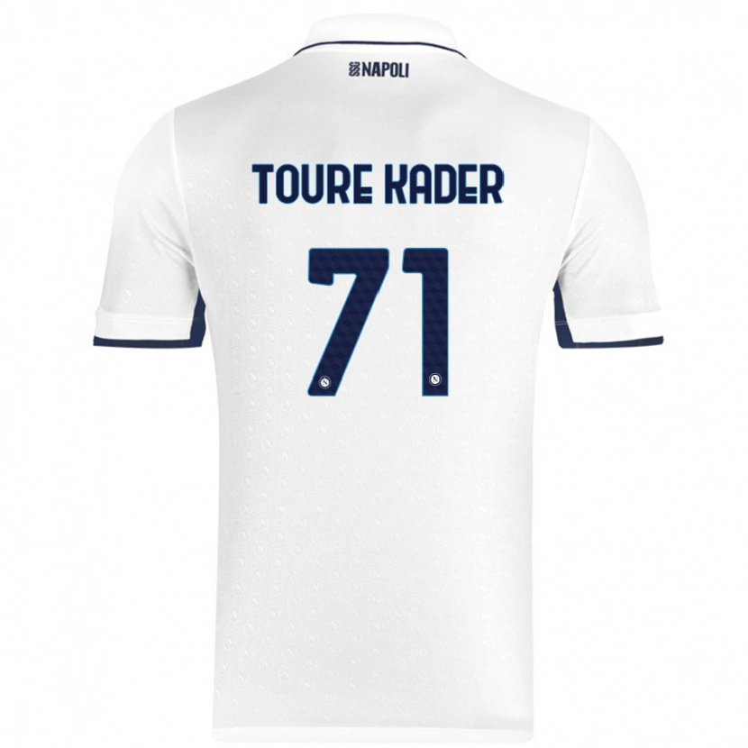 Danxen Kvinnor Aziz Toure Kader #71 Vit Kungsblå Bortatröja Matchtröjor 2024/25 Tröjor T-Tröja