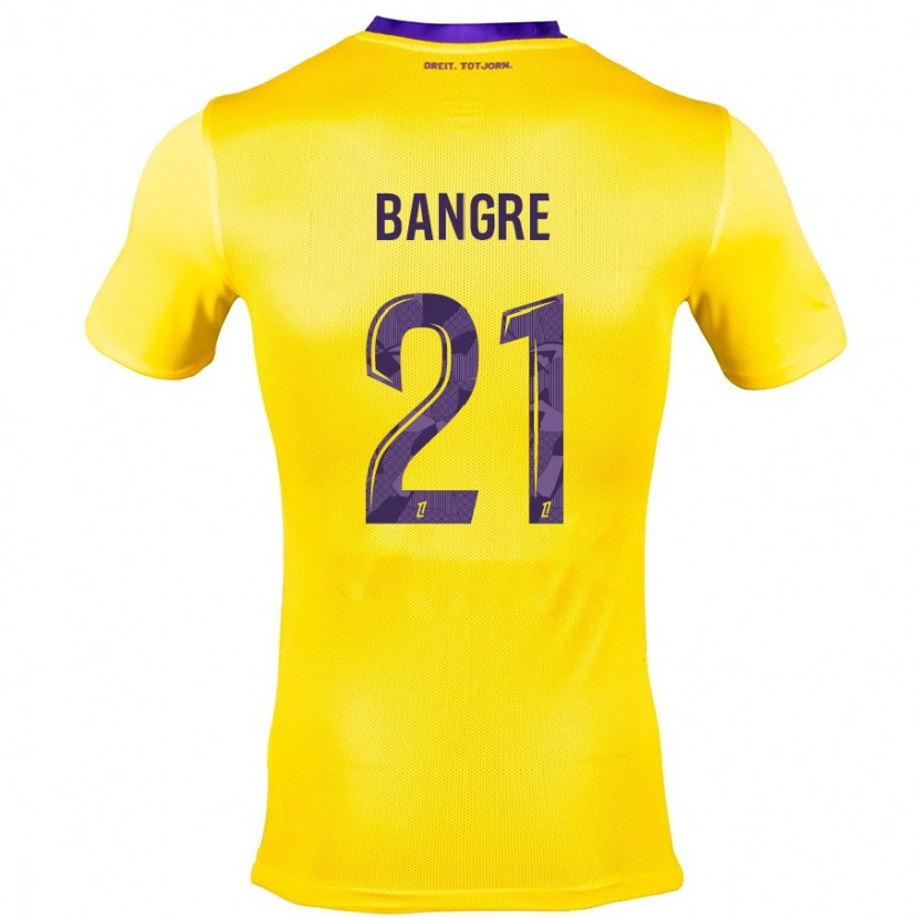 Danxen Kvinnor Mamady Bangré #21 Gullila Bortatröja Matchtröjor 2024/25 Tröjor T-Tröja