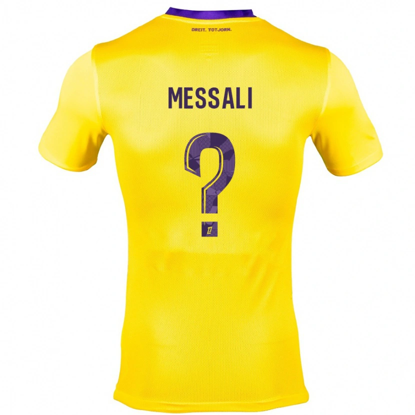 Danxen Kvinnor Rafik Messali #0 Gullila Bortatröja Matchtröjor 2024/25 Tröjor T-Tröja