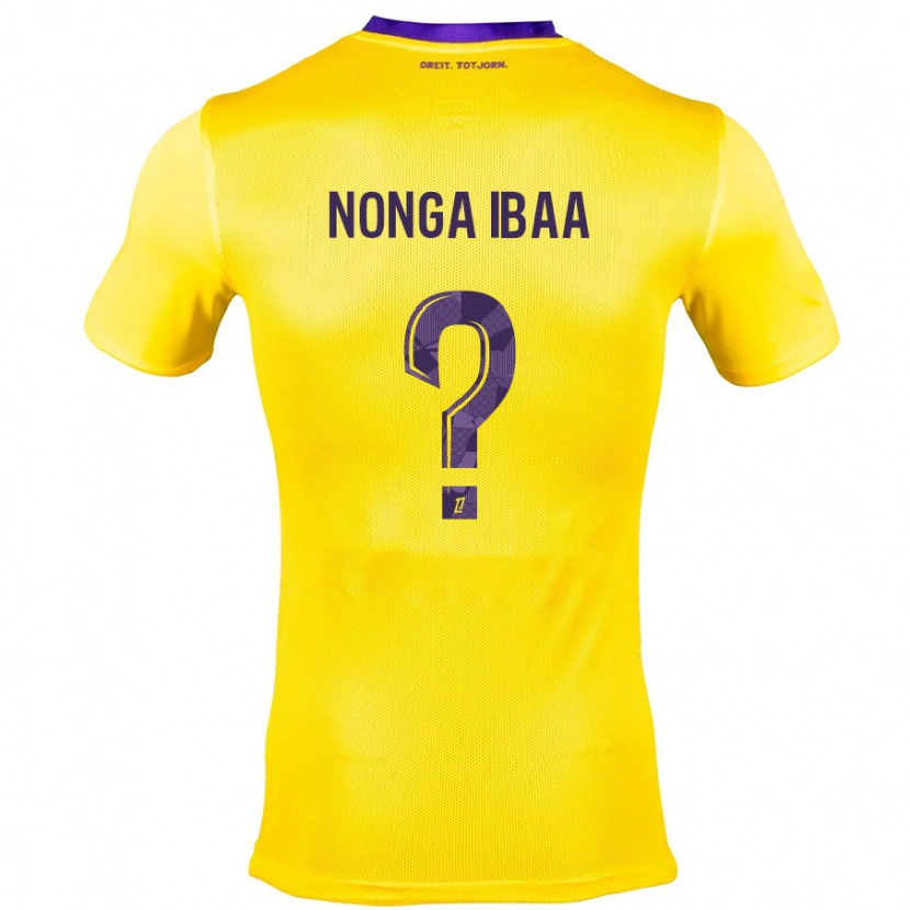Danxen Kvinnor Alou Nonga Ibaa #0 Gullila Bortatröja Matchtröjor 2024/25 Tröjor T-Tröja