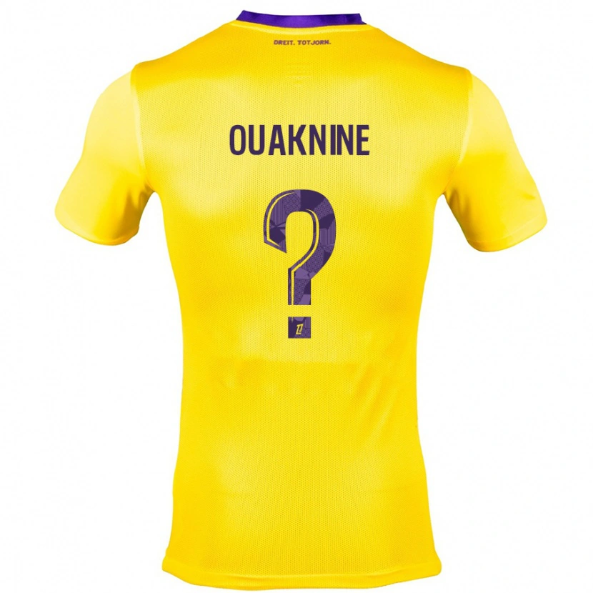 Danxen Kvinnor Jules Ouaknine #0 Gullila Bortatröja Matchtröjor 2024/25 Tröjor T-Tröja