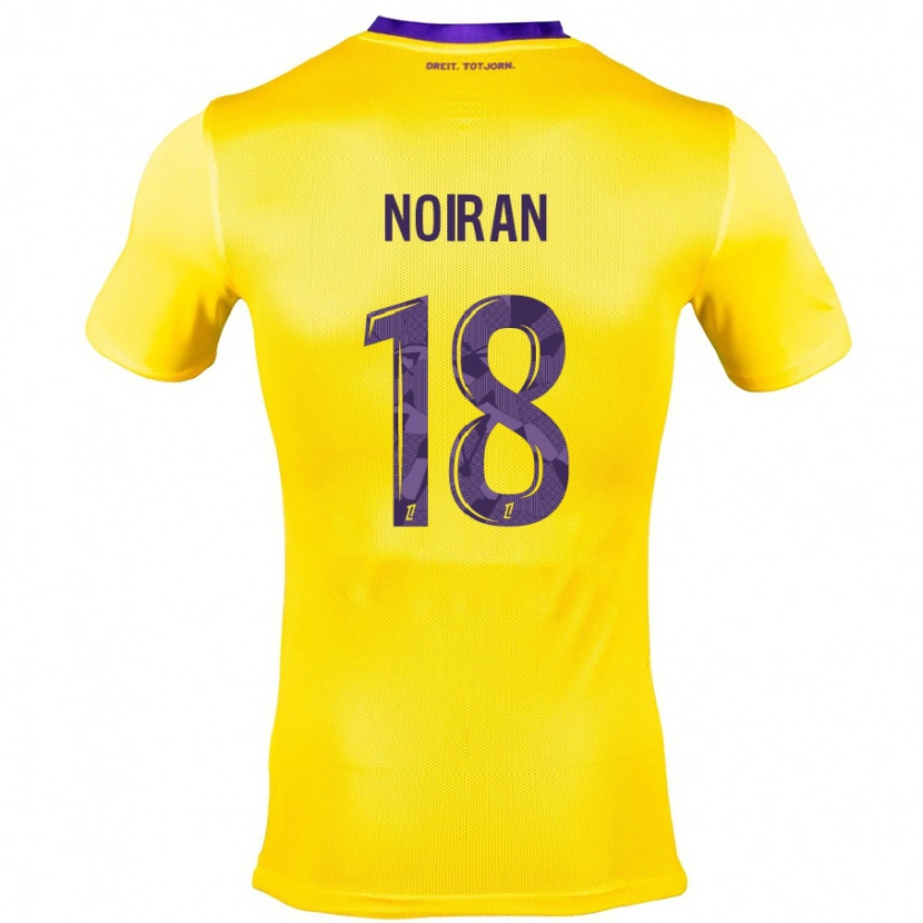 Danxen Kvinnor Clara Noiran #18 Gullila Bortatröja Matchtröjor 2024/25 Tröjor T-Tröja