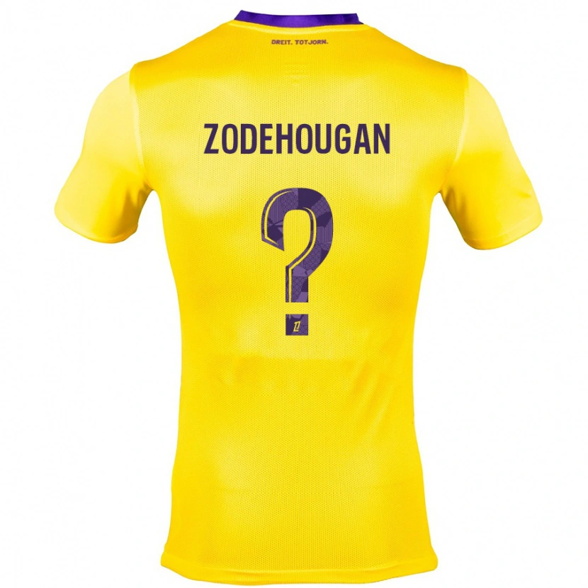 Danxen Kvinnor Yanis Zodehougan #0 Gullila Bortatröja Matchtröjor 2024/25 Tröjor T-Tröja