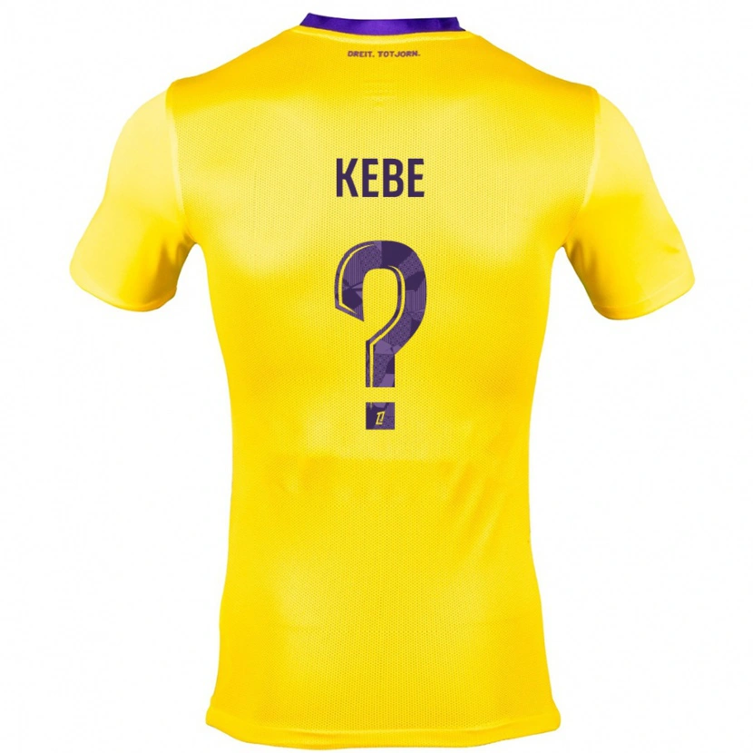 Danxen Kvinnor Mamadou Kébé #0 Gullila Bortatröja Matchtröjor 2024/25 Tröjor T-Tröja