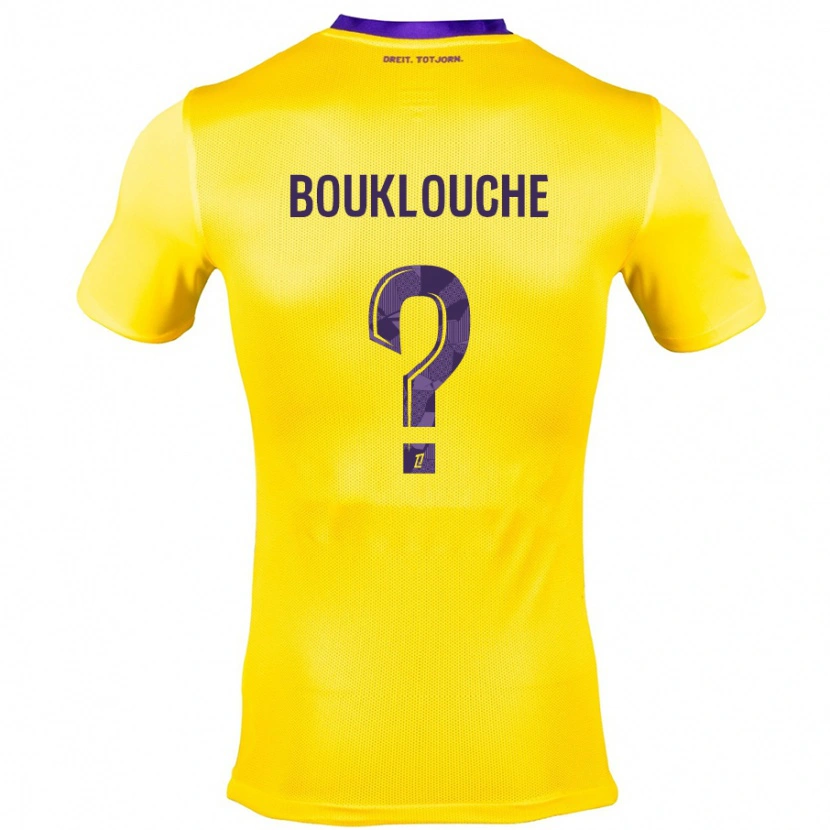Danxen Kvinnor Kelyan Bouklouche #0 Gullila Bortatröja Matchtröjor 2024/25 Tröjor T-Tröja
