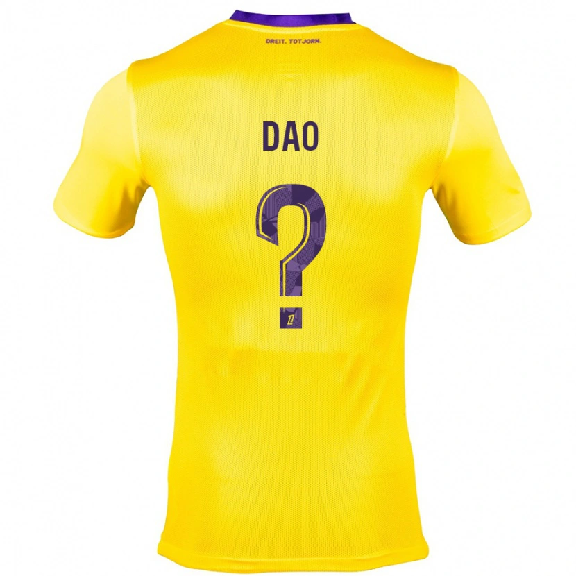 Danxen Kvinnor Elyess Dao #0 Gullila Bortatröja Matchtröjor 2024/25 Tröjor T-Tröja