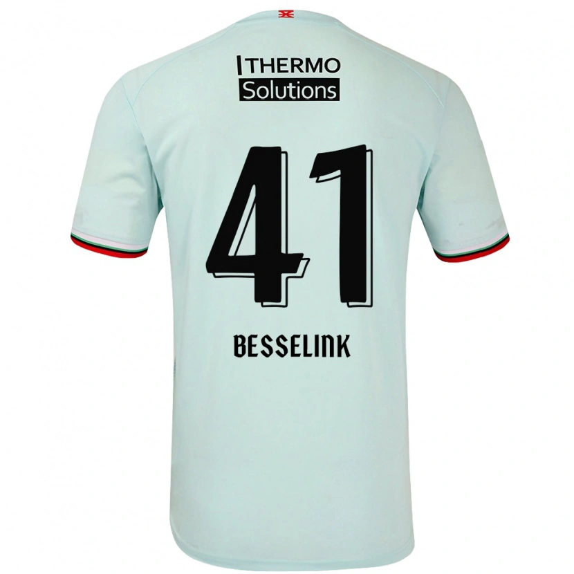 Danxen Kvinnor Gijs Besselink #41 Ljusgrön Bortatröja Matchtröjor 2024/25 Tröjor T-Tröja