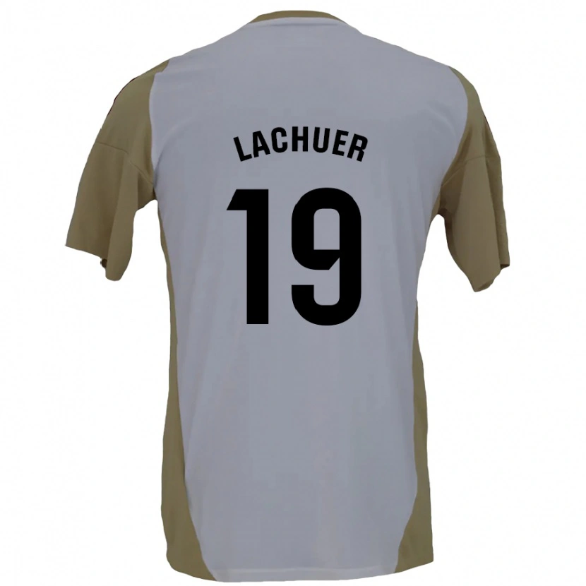 Danxen Kvinnor Mathis Lachuer #19 Brun Vit Bortatröja Matchtröjor 2024/25 Tröjor T-Tröja