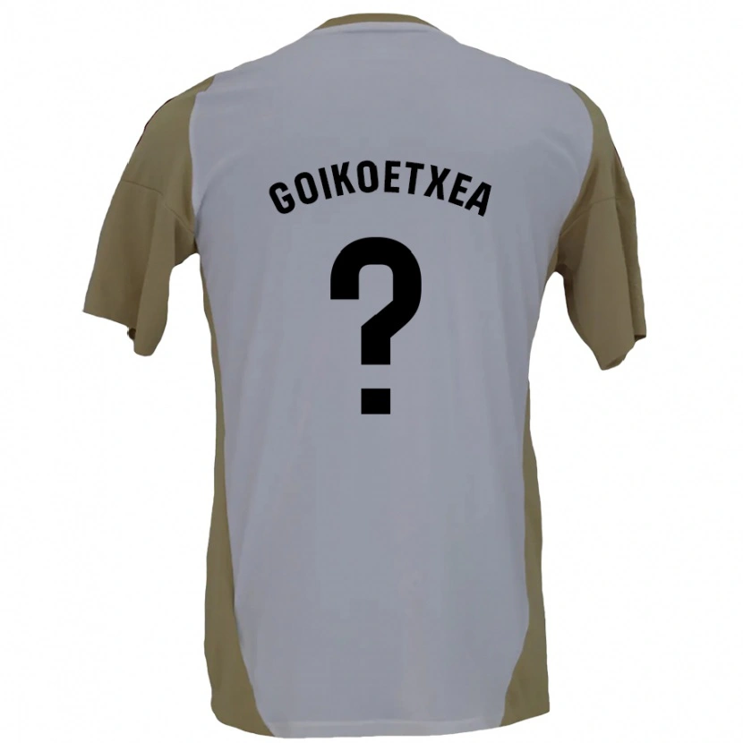 Danxen Kvinnor Imanol Goikoetxea #0 Brun Vit Bortatröja Matchtröjor 2024/25 Tröjor T-Tröja