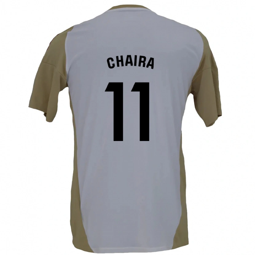 Danxen Kvinnor Ilyas Chaira #11 Brun Vit Bortatröja Matchtröjor 2024/25 Tröjor T-Tröja