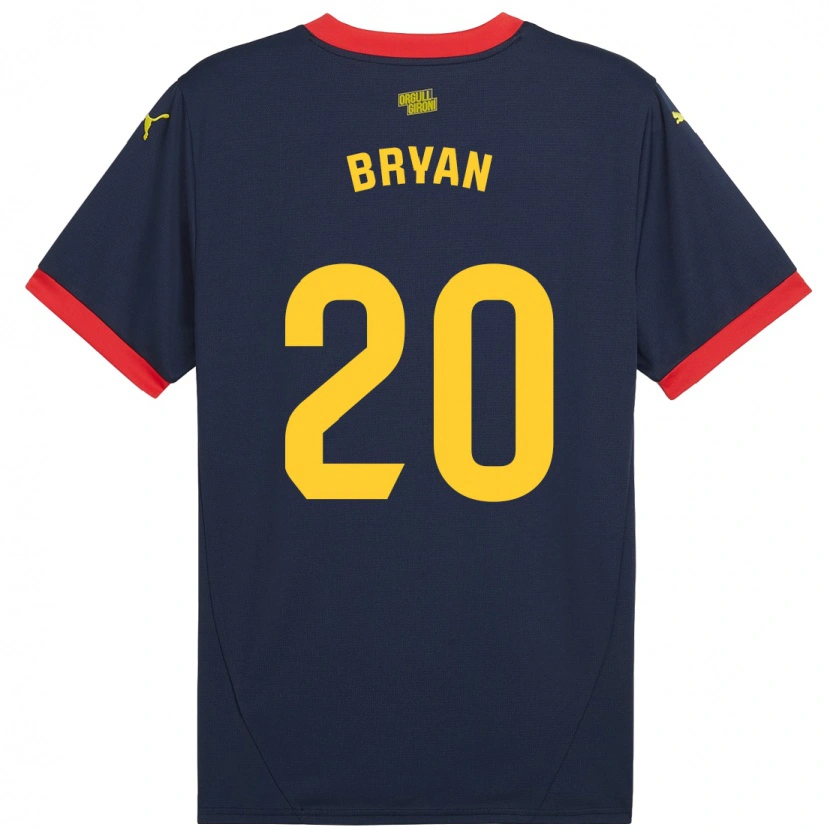 Danxen Kvinnor Bryan Gil #20 Marinröd Bortatröja Matchtröjor 2024/25 Tröjor T-Tröja