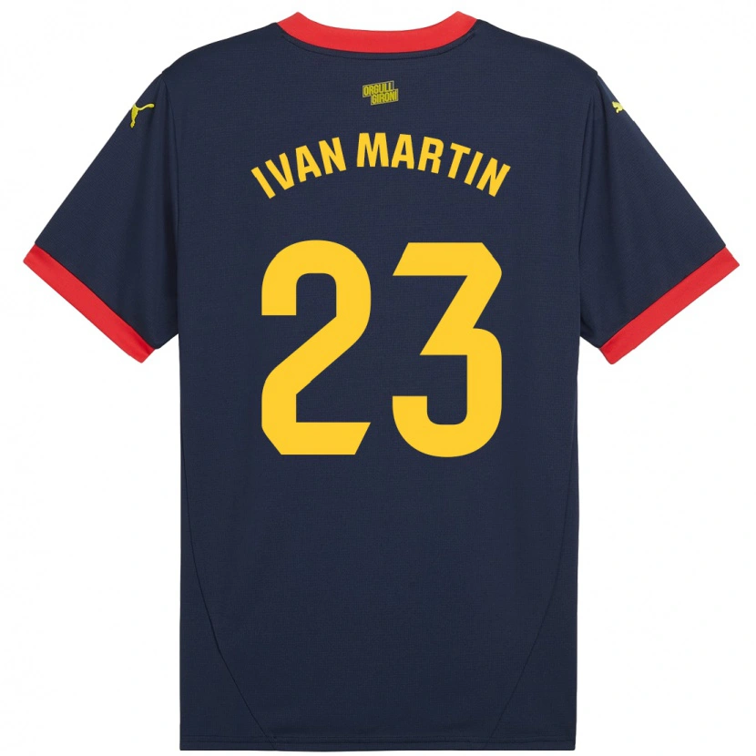Danxen Kvinnor Iván Martín #23 Marinröd Bortatröja Matchtröjor 2024/25 Tröjor T-Tröja