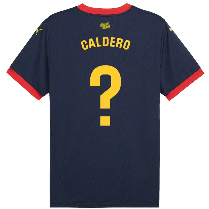 Danxen Kvinnor Nil Calderó #0 Marinröd Bortatröja Matchtröjor 2024/25 Tröjor T-Tröja