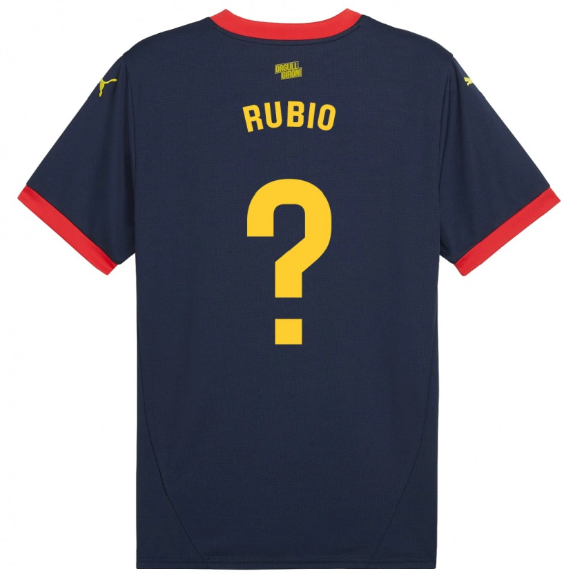 Danxen Kvinnor Albert Rubio #0 Marinröd Bortatröja Matchtröjor 2024/25 Tröjor T-Tröja