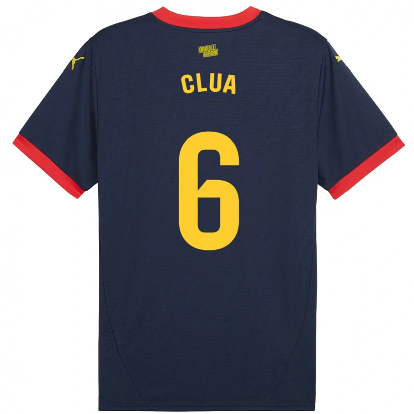 Danxen Kvinnor Silvi Clua #6 Marinröd Bortatröja Matchtröjor 2024/25 Tröjor T-Tröja