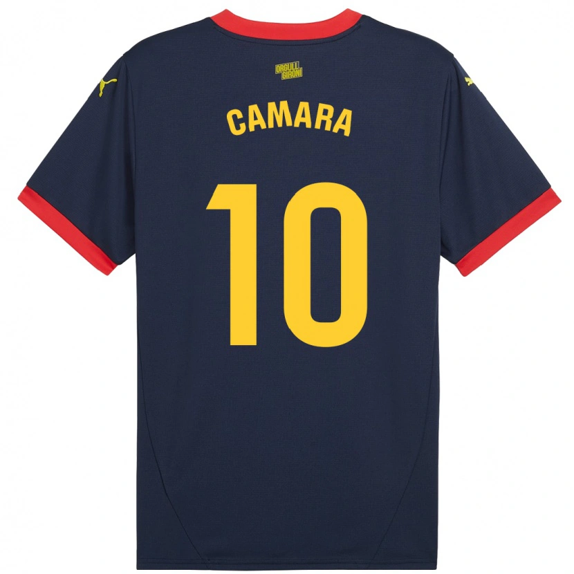 Danxen Kvinnor Dawda Camara #10 Marinröd Bortatröja Matchtröjor 2024/25 Tröjor T-Tröja
