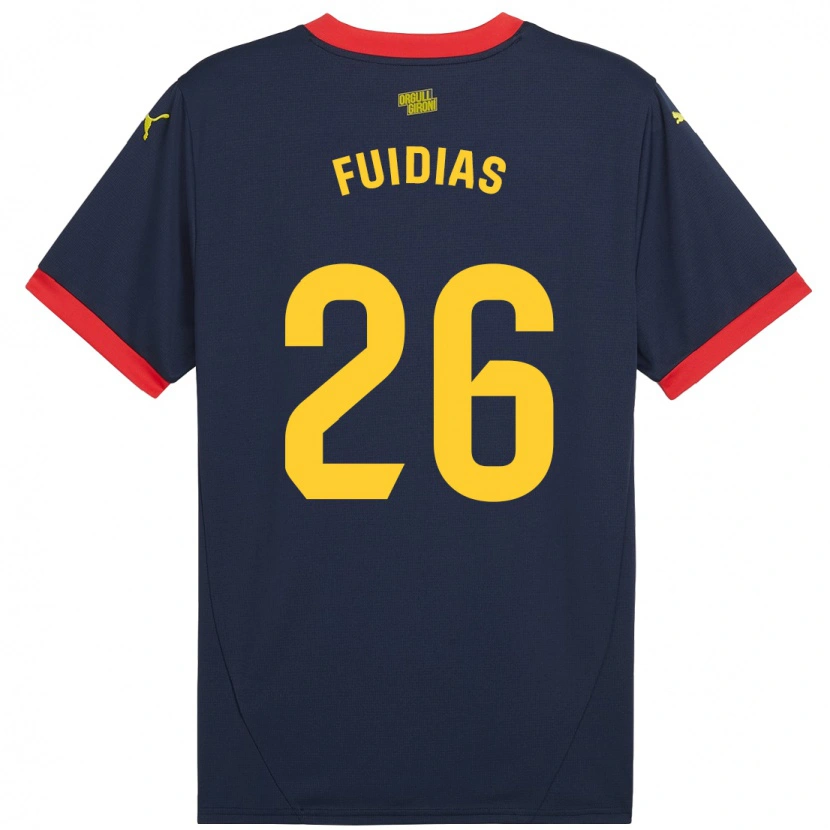 Danxen Kvinnor Toni Fuidias #26 Marinröd Bortatröja Matchtröjor 2024/25 Tröjor T-Tröja