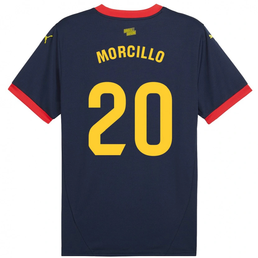 Danxen Kvinnor Luis Morcillo #20 Marinröd Bortatröja Matchtröjor 2024/25 Tröjor T-Tröja