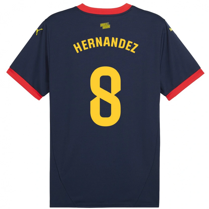 Danxen Kvinnor Sofia Hernández #8 Marinröd Bortatröja Matchtröjor 2024/25 Tröjor T-Tröja