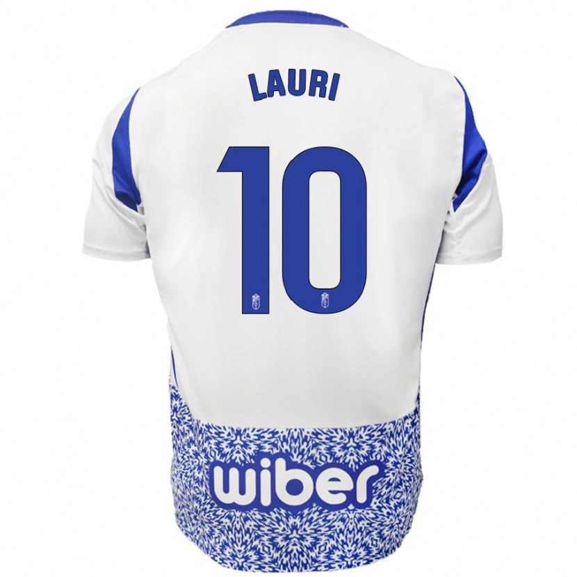 Danxen Kvinnor Lauri #10 Vit Blå Bortatröja Matchtröjor 2024/25 Tröjor T-Tröja