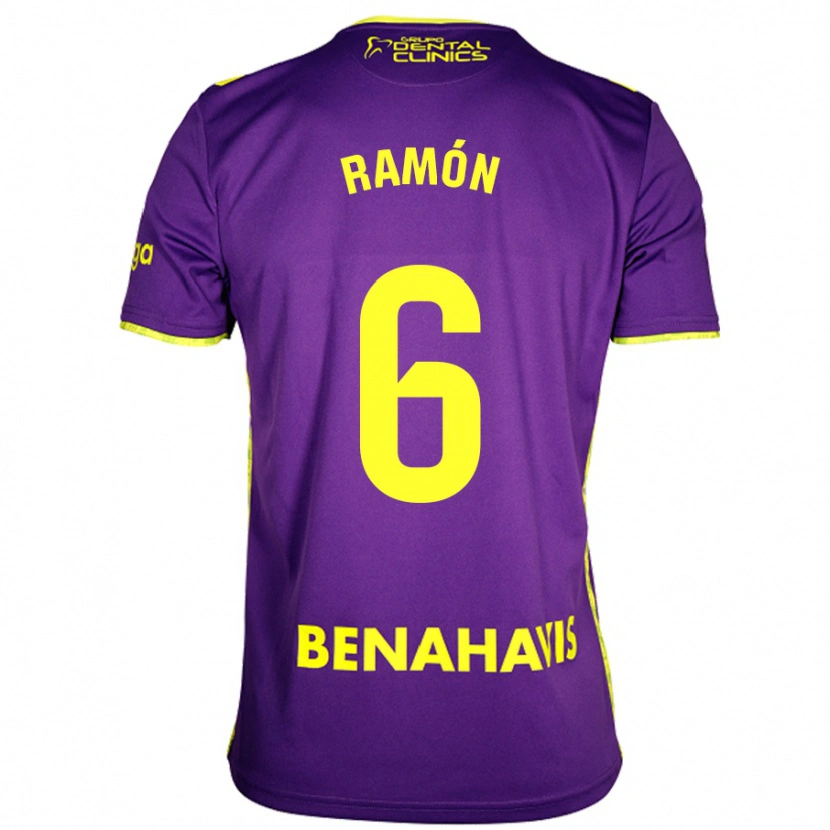 Danxen Kvinnor Ramón Enríquez #6 Lila Gul Bortatröja Matchtröjor 2024/25 Tröjor T-Tröja