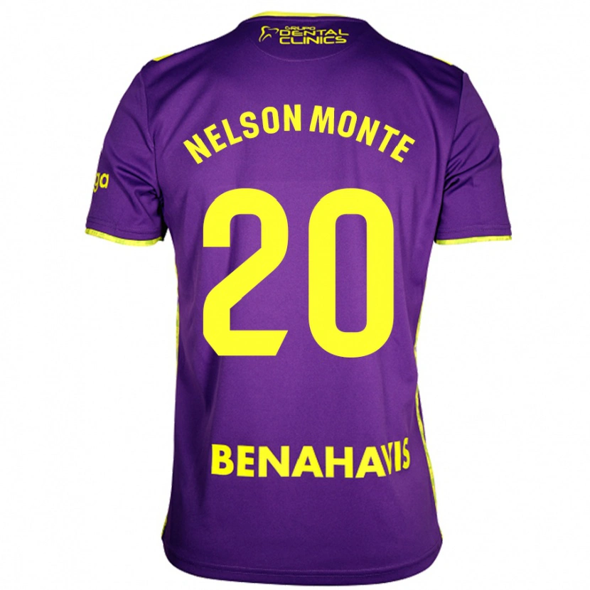 Danxen Kvinnor Nélson Monte #20 Lila Gul Bortatröja Matchtröjor 2024/25 Tröjor T-Tröja