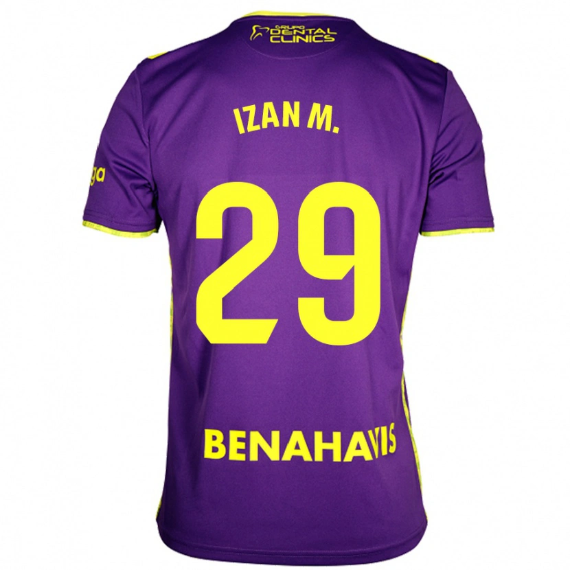 Danxen Kvinnor Izan Merino #29 Lila Gul Bortatröja Matchtröjor 2024/25 Tröjor T-Tröja