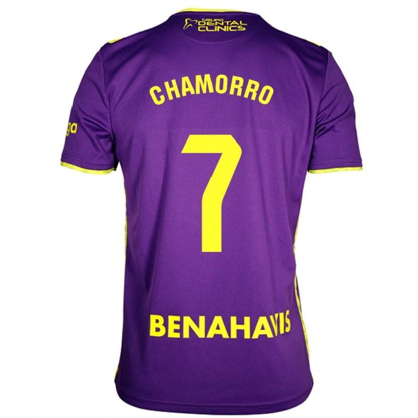 Danxen Kvinnor Alexis Chamorro #7 Lila Gul Bortatröja Matchtröjor 2024/25 Tröjor T-Tröja