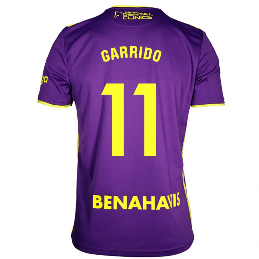 Danxen Kvinnor Rafa Garrido #11 Lila Gul Bortatröja Matchtröjor 2024/25 Tröjor T-Tröja